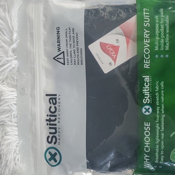 Suitical Happy Recovery Dog Recovery Suit, Size Large, Color Black - Picture 3 of 5